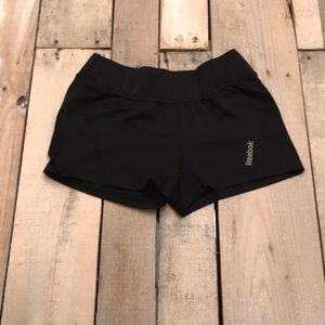 Black spandex Reebok shorts